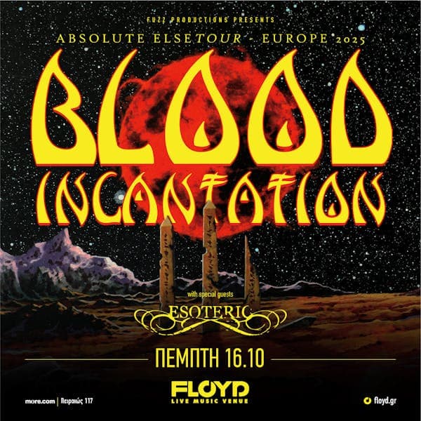 Οι Blood Incantation, για 1η φορά ζωντανά στην Αθήνα